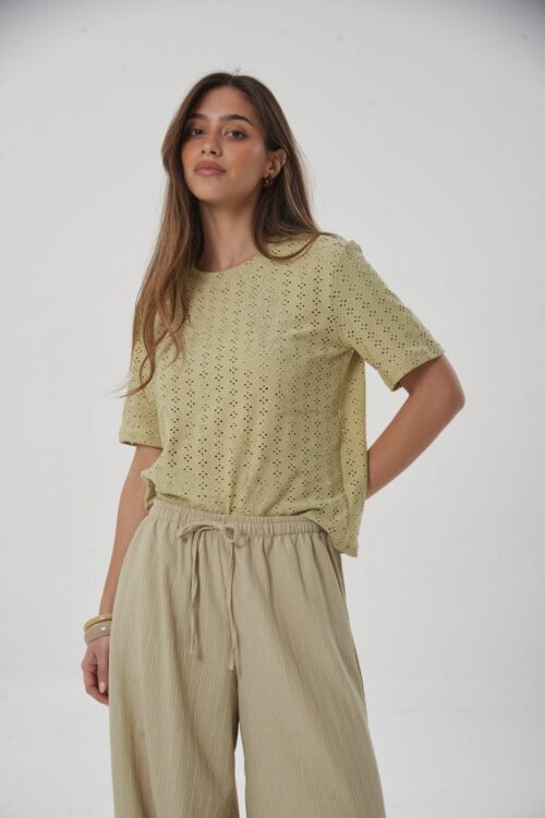 Remera MC Melian Broderie Bordado 01 - Clásico